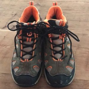 Youth Boy/Girl Hiking Mid Lace Waterproof Shoe